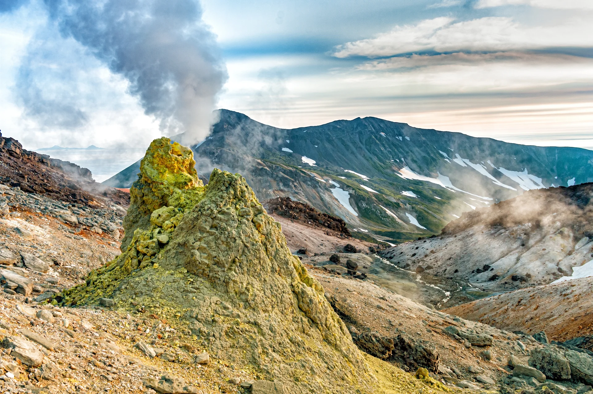 5 день.
Парамушир, бухта Крашенникова